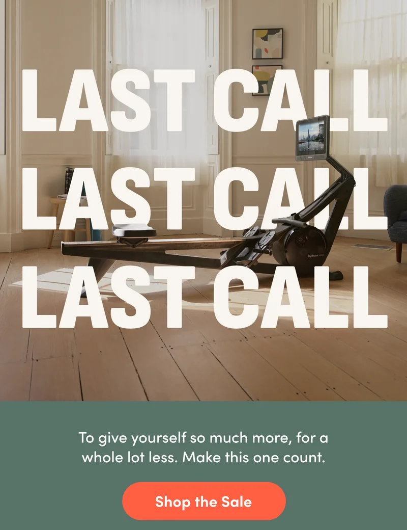 Last Call. Shop the Sale.