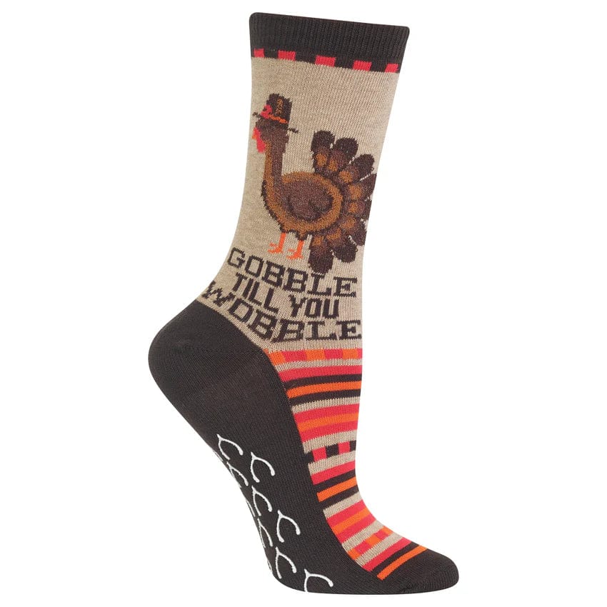 Image of Gobble Til You Wobble Women's Crew Socks