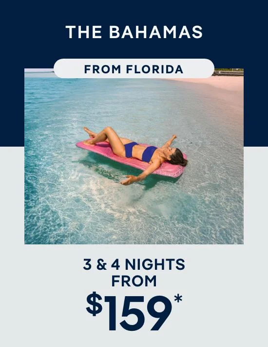 Flash Sale – The Caribbean & The Bahamas From Florida – 3 Nights – Click to View Cruises & Book Now