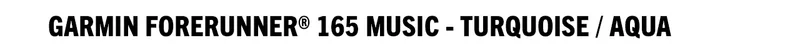 Garmin Forerunner® 165 Music