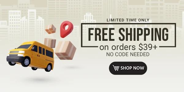 One Day Only! Free Shipping on orders $39+ No Code Needed Shop Now