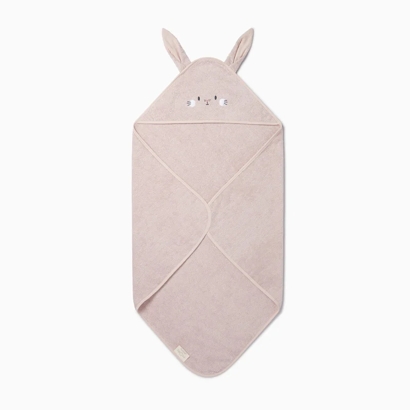 Image of Hooded Bunny Baby Bath Towel