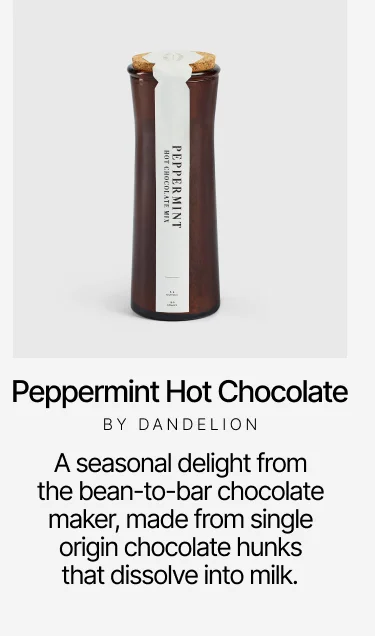 Peppermint Hot Chocolate by Dandelion