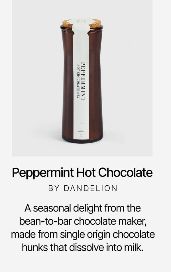 Peppermint Hot Chocolate by Dandelion