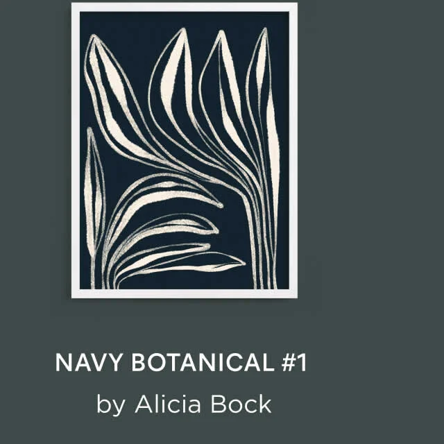 Navy Botanical #1
