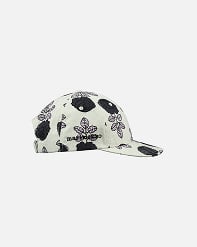 Kohde vihkiruusu kioski cap in off white, lilac, & black