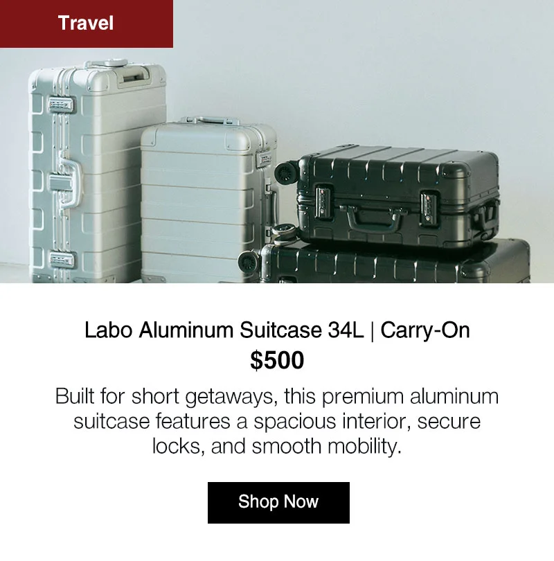 Shop Labo Aluminum Suitcase 34L | Carry-On
