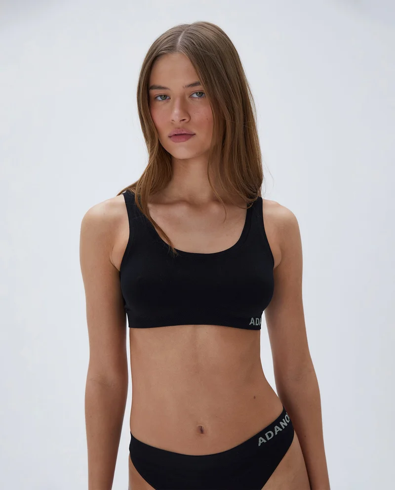 Image of Seamless Intimate Bra - Black