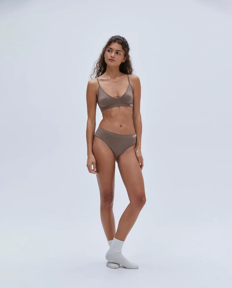 Image of Seamless Intimate Brief - Pebble Brown