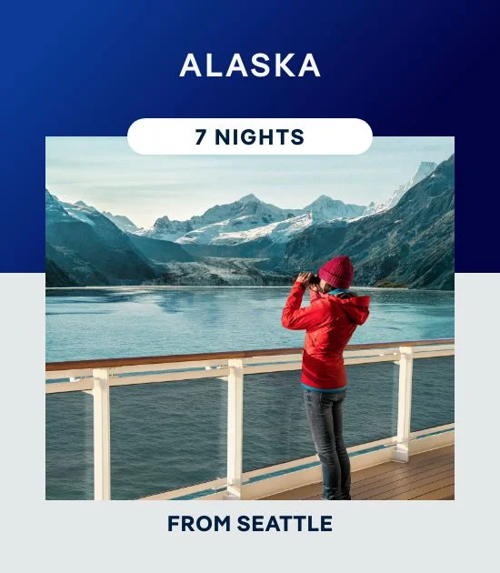 Alaska – 7 Nights From Seattle – Click to View Cruises & Book Now