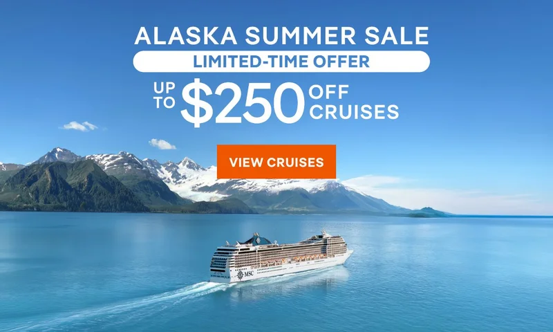 Alaska Summer Sail – Limited-Time Offer – Up to $250 Off Cruises* – Click to View Cruises & Book Now