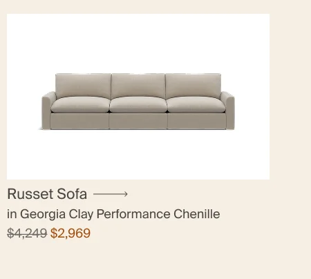 Russet 3-Piece Sofa