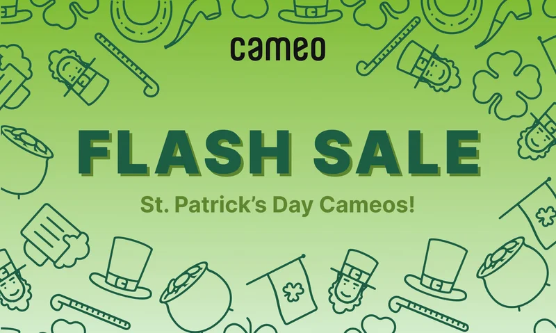 Flash Sale St Patricks Day Cameos