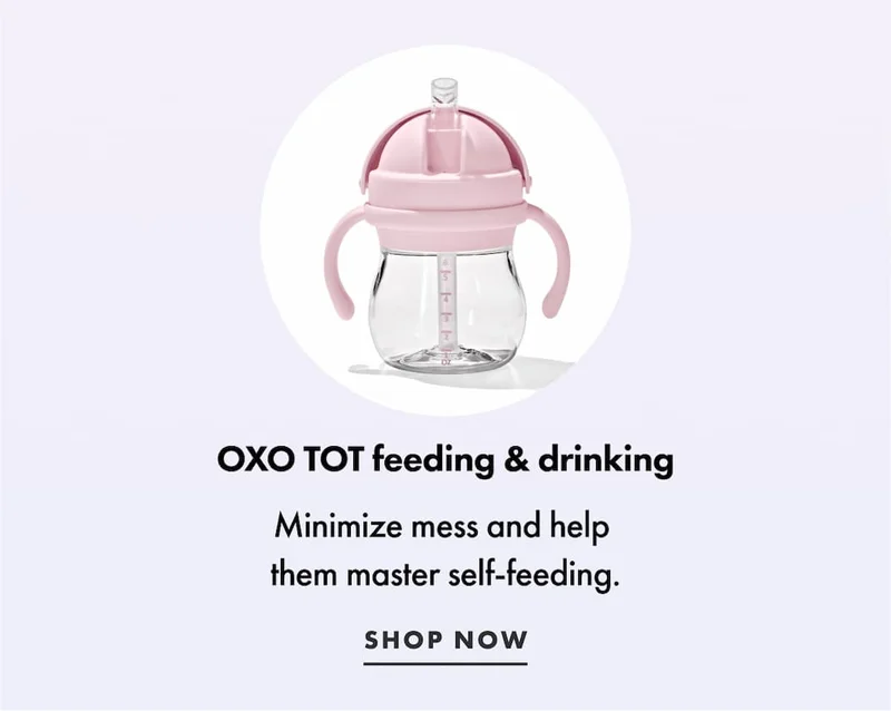OXO TOT feeding & drinking. Minimize mess and help  them master self-feeding. | SHOP NOW