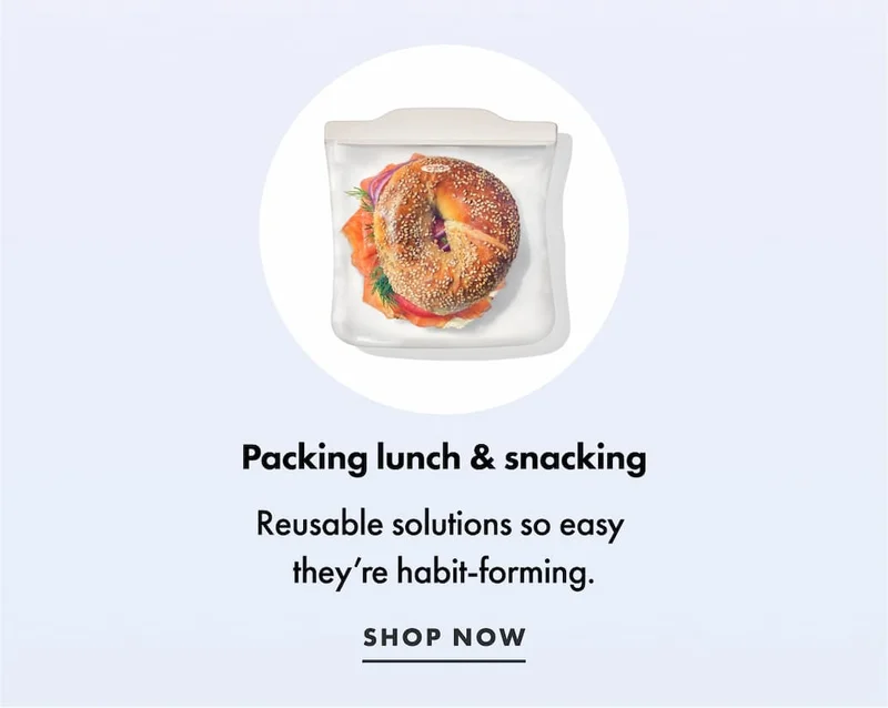 Packing lunch & snacking. Reusable solutions so easy  they’re habit-forming. | SHOP NOW