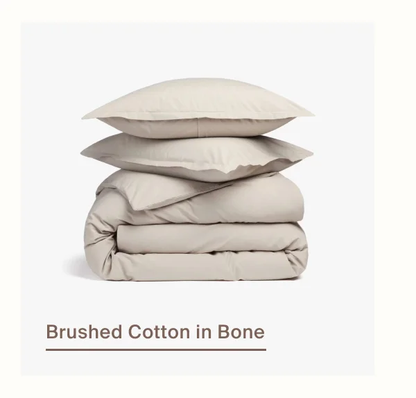 Brushed Cotton in Bone