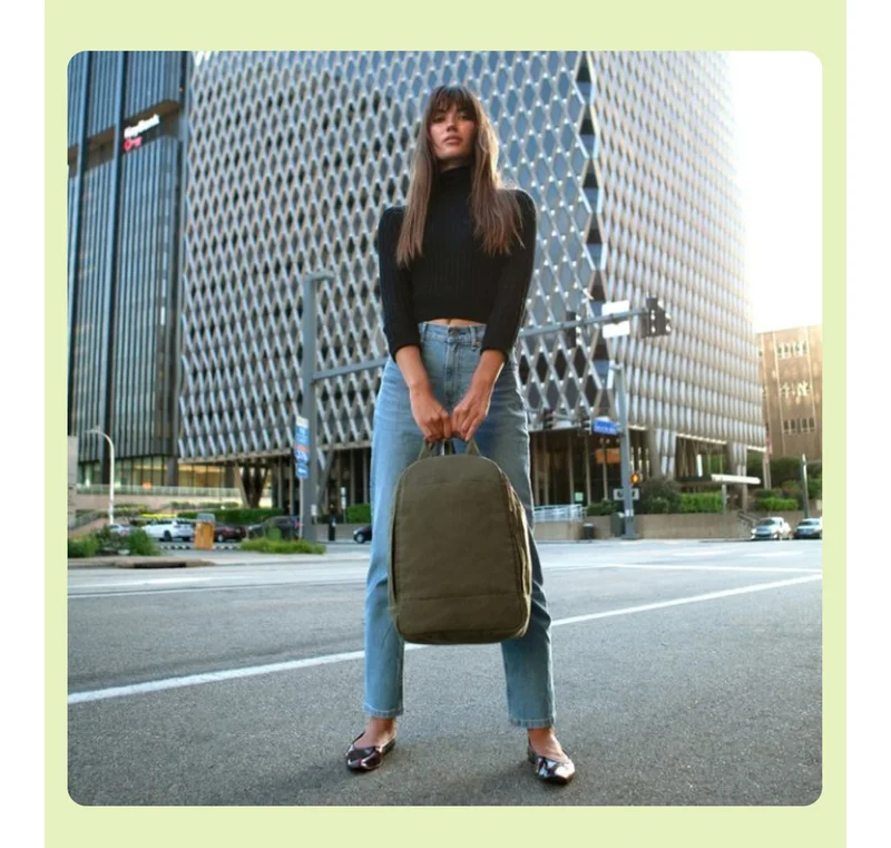 Women with Day Owl Bag