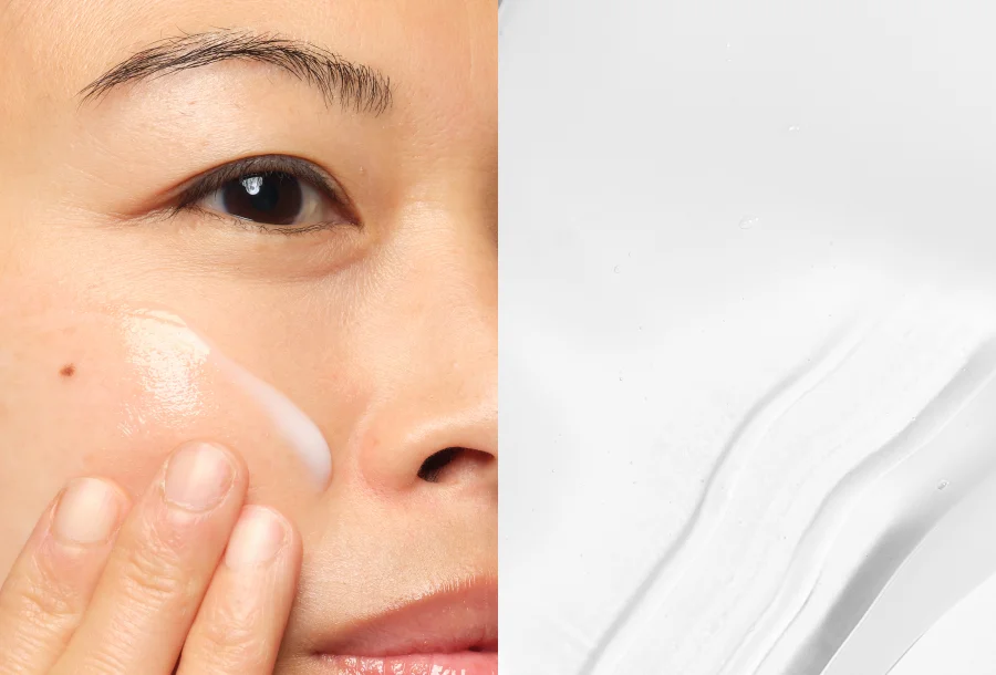 Cleanser on Model