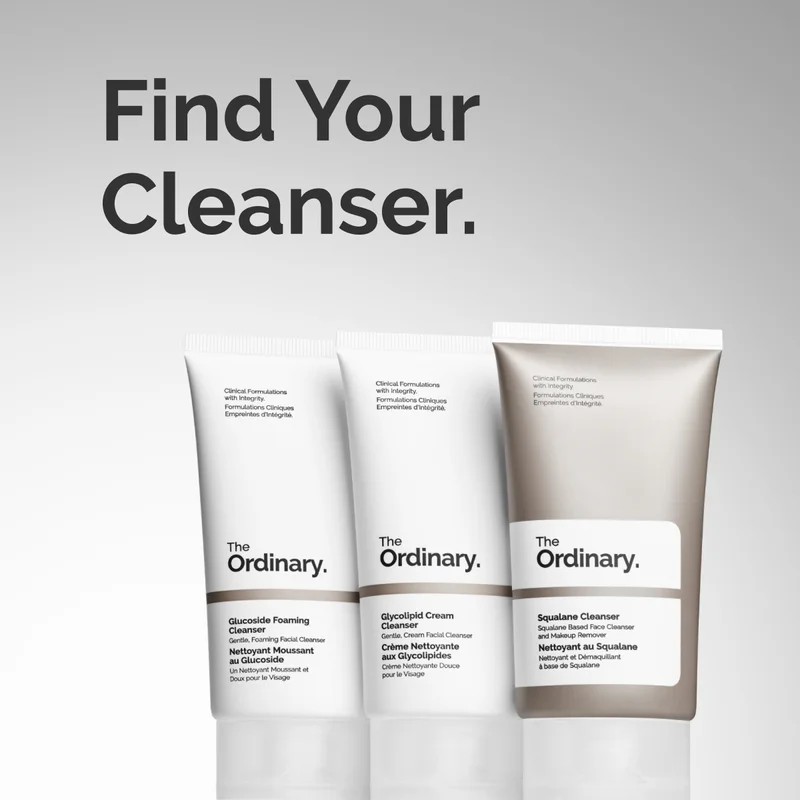 Find your cleanser.