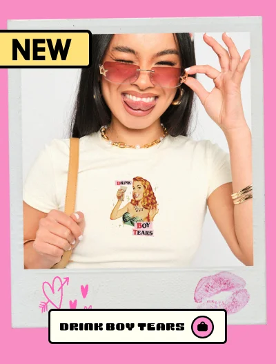 Drink Boy Tears Baby Tee