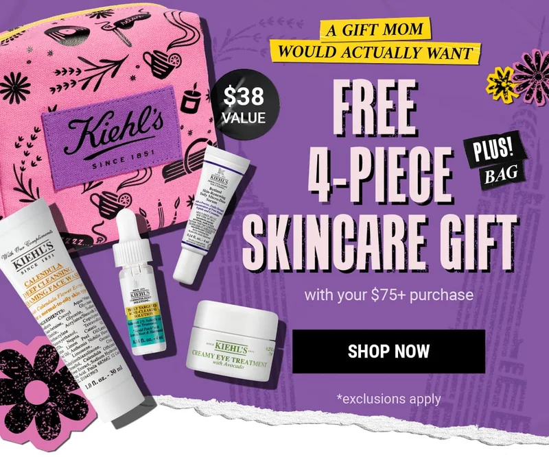 Free 4-Piece Skincare Gift