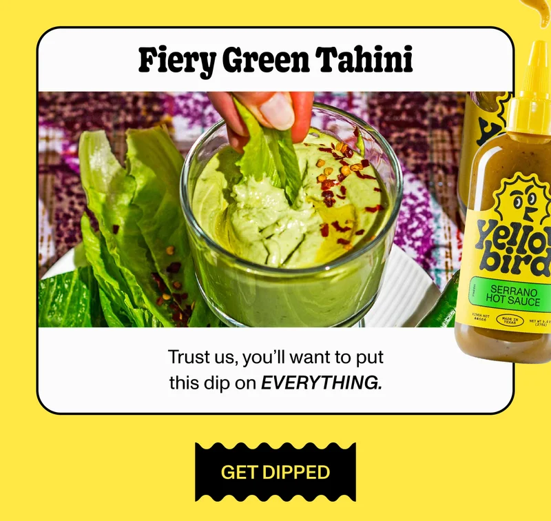Fiery Green Tahini