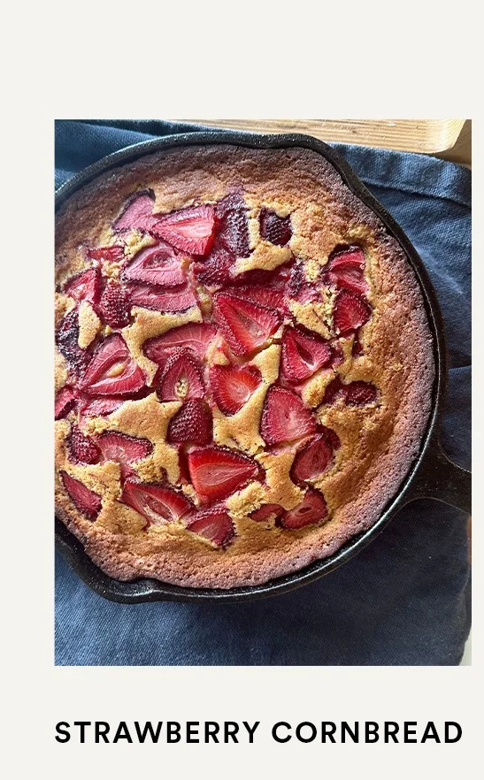 strawberry cornbread