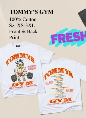 Tommy’s Gym Oversized Tee