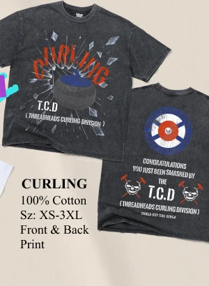 Curling Division Wash Tee