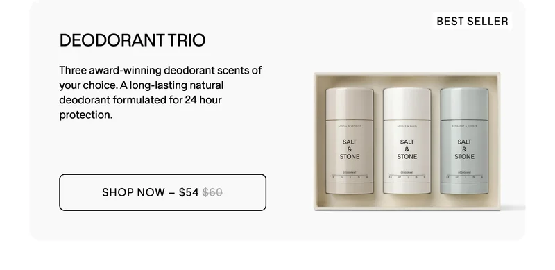 Deodorant Trio