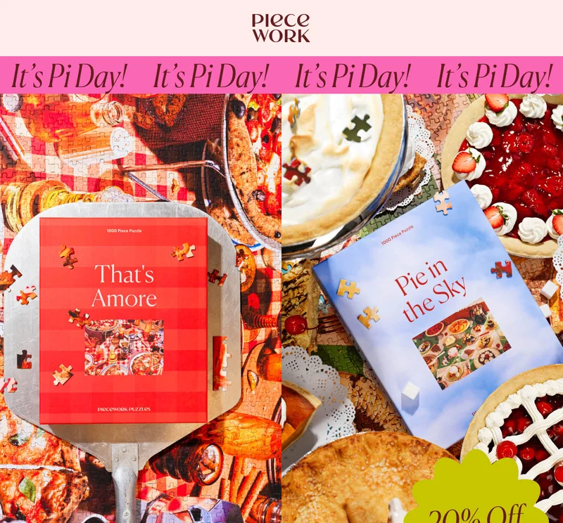 Piecework - It's Pi Day! Introducing: The Pie Pair