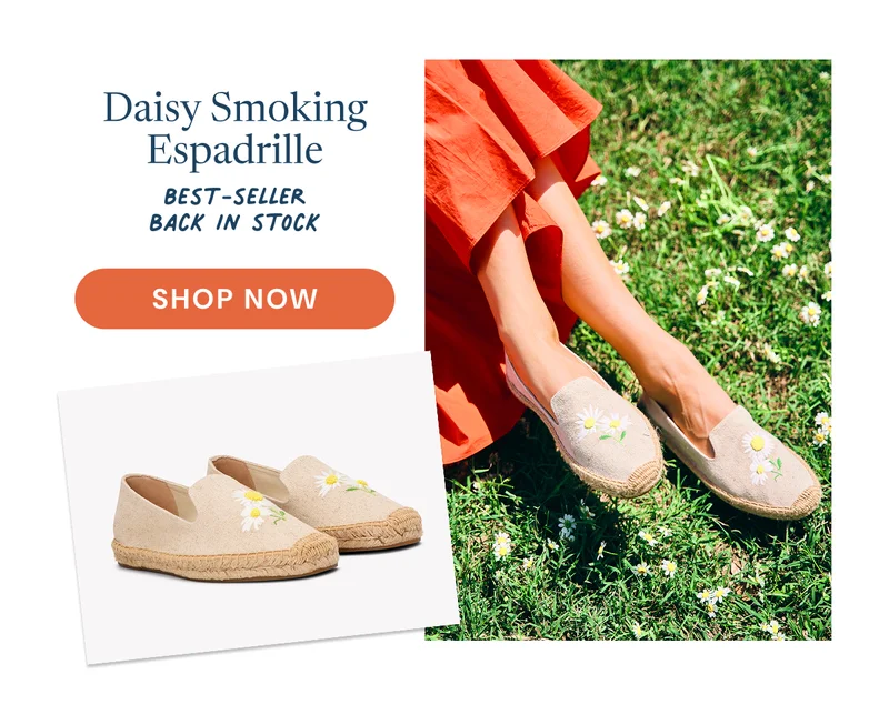Daisy Smoking Espadrilles Shop now