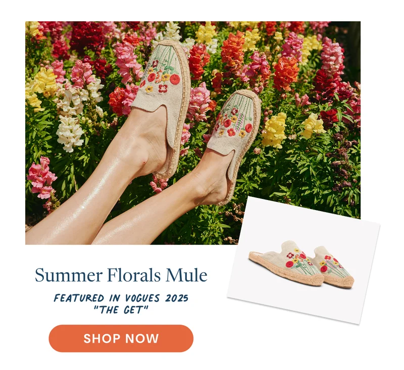 Summer Flowers Mule Shop now