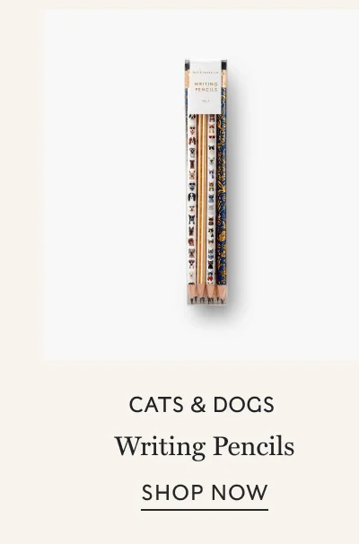 CATS & DOGS Writing Pencils SHOP NOW