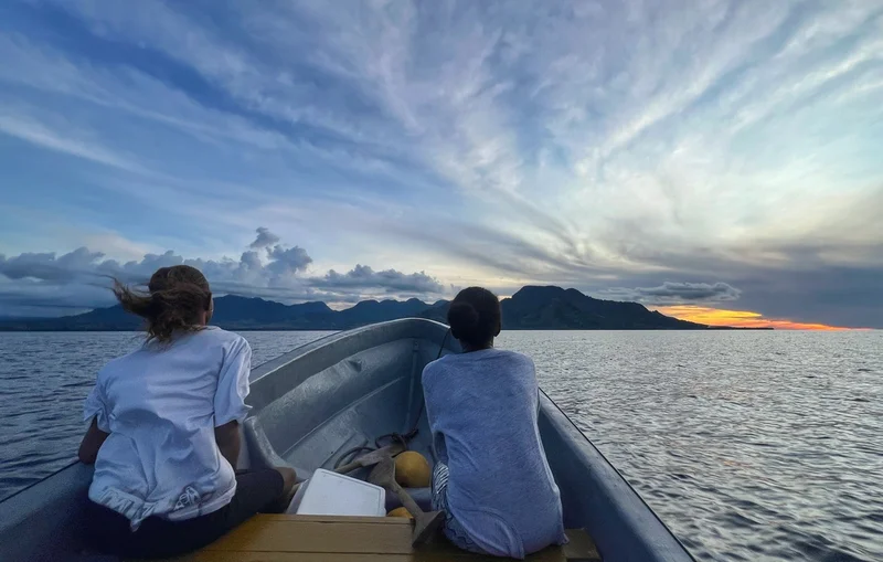 Boat trip, Solomon Islands