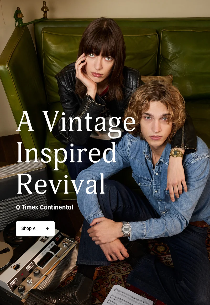 A Vintage Inspired Revival | Q Timex Continental | Shop All