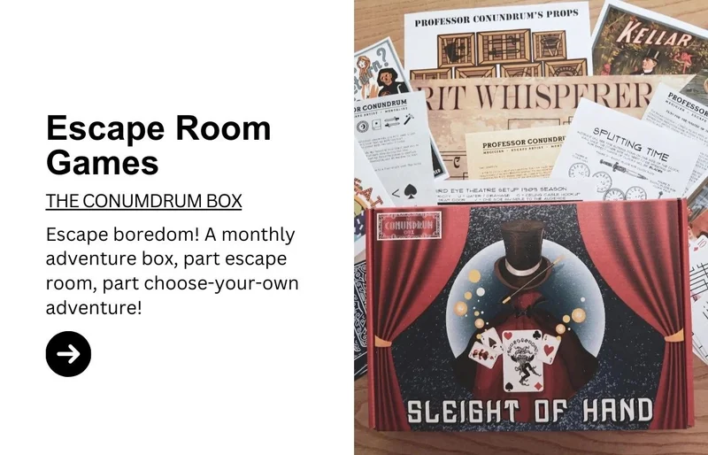 The Conundrum Box - Escape Room Game in a Box