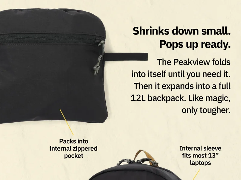 Shop The Peakview Packable Backpack