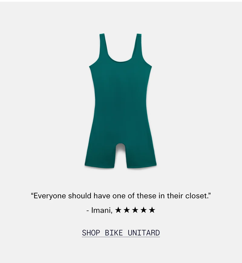 “Everyone should have one of these in their closet.” - Imani, ☆☆☆☆☆  |  Shop Bike Unitard