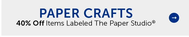 Paper Crafts - 40% Off Items Labeled The Paper Studio®
