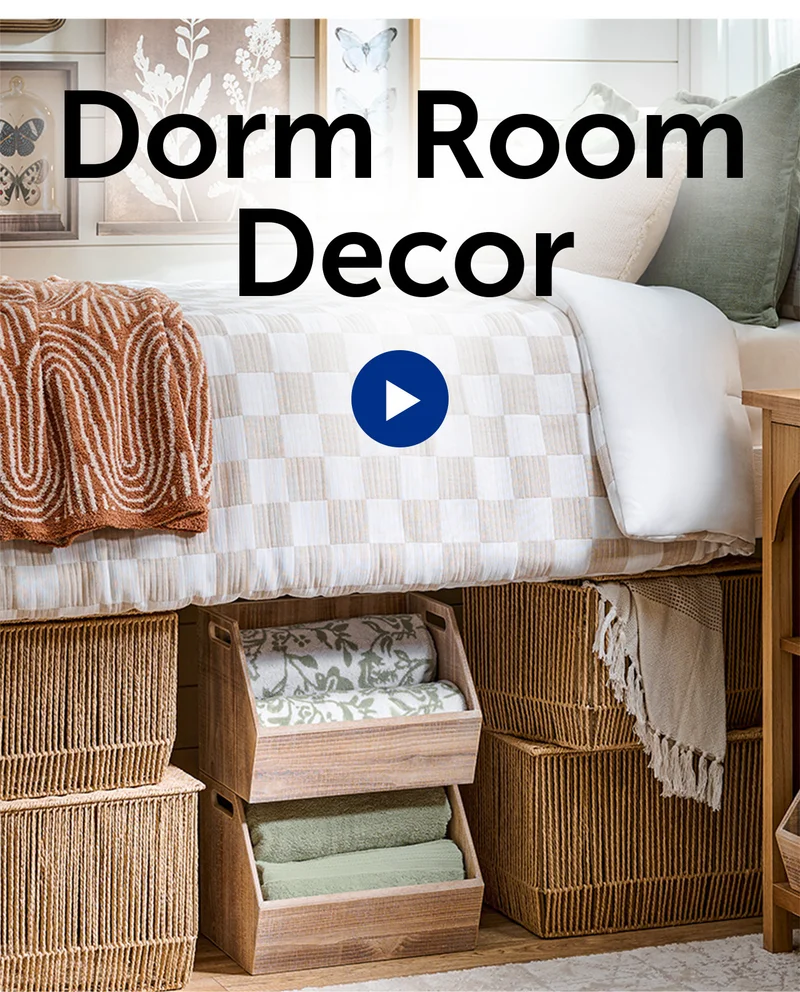 Watch Our Dorm Room Decor Video