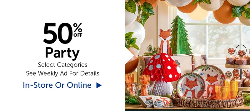 50% Off Party - Select Categories