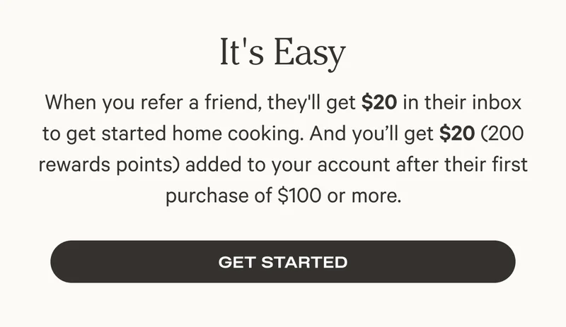 Maximize your discounts by collecting rewards and referring friends to Our Place. - Refer A Friend