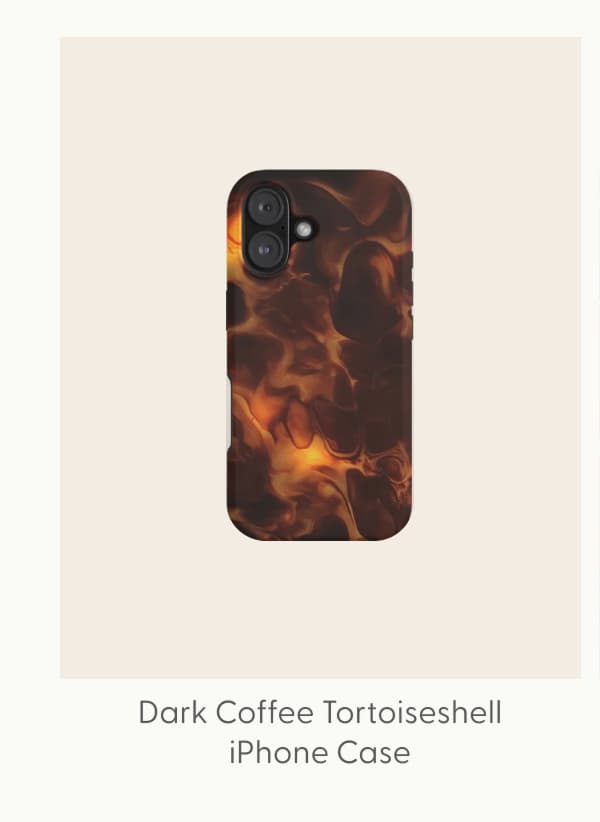 Tortoise Shell Pattern iPhone Case