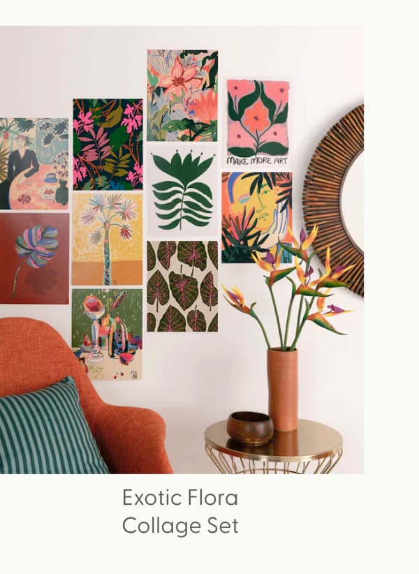 Exotic Flora - Limited Edition Collage Set