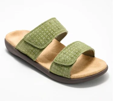 Revitalign Orthotic Suede Memory Foam Sandals - Muse
