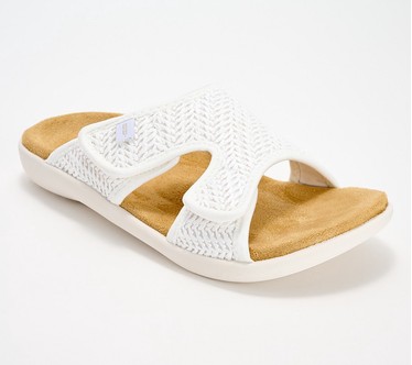 Revitalign Orthotic Memory Foam Slide Sandals - Kholo Raffia