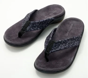 Revitalign Orthotic Memory Foam Thong Sandals - Euphoria