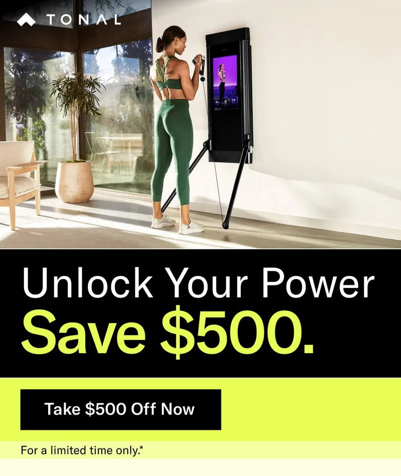 Headline: Unlock Your Power  Body: Save $500 CTA: Take $500 Off Now  For a limited time only.*