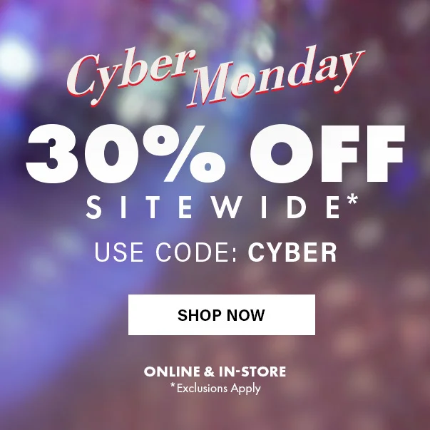 30% Off Sitewide Use Code: CYBER